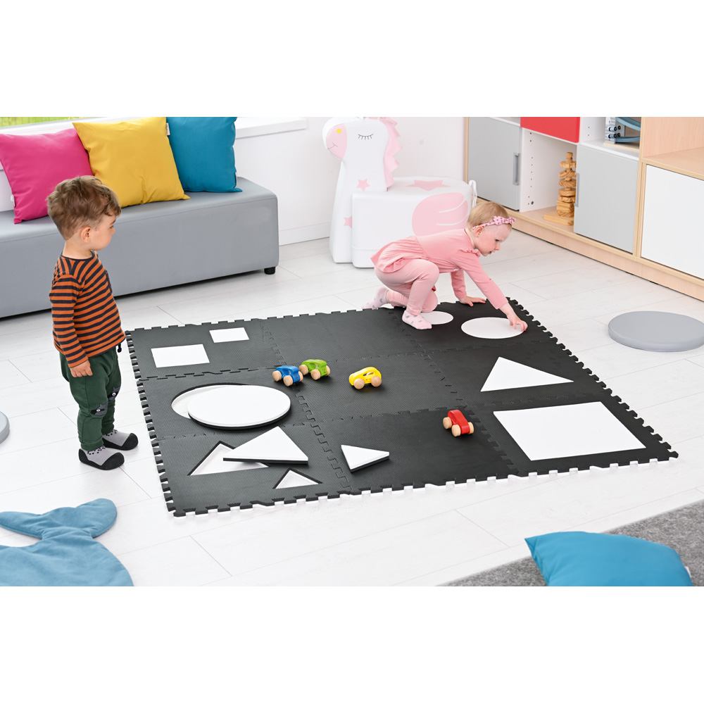 Puzzle podložka - 3D kontrasty