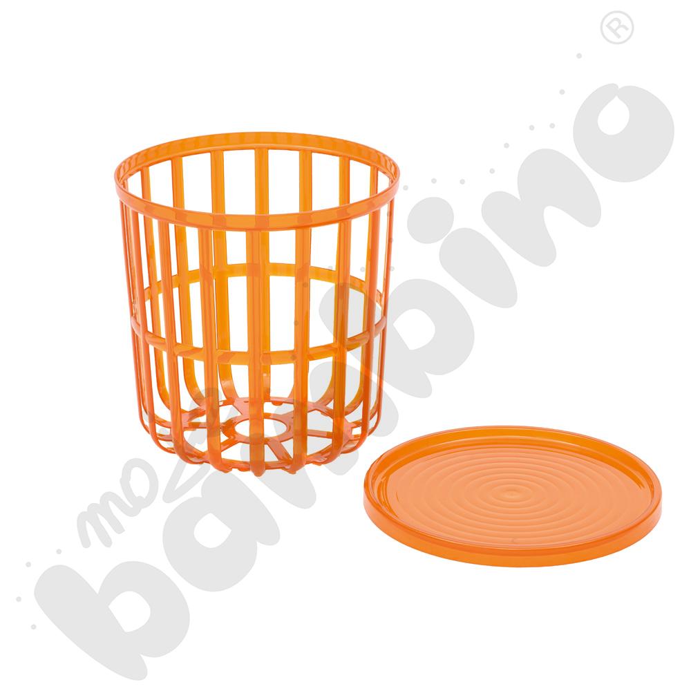 Stolik-kosz Zen wielofunkcyjny - pomarańczowy