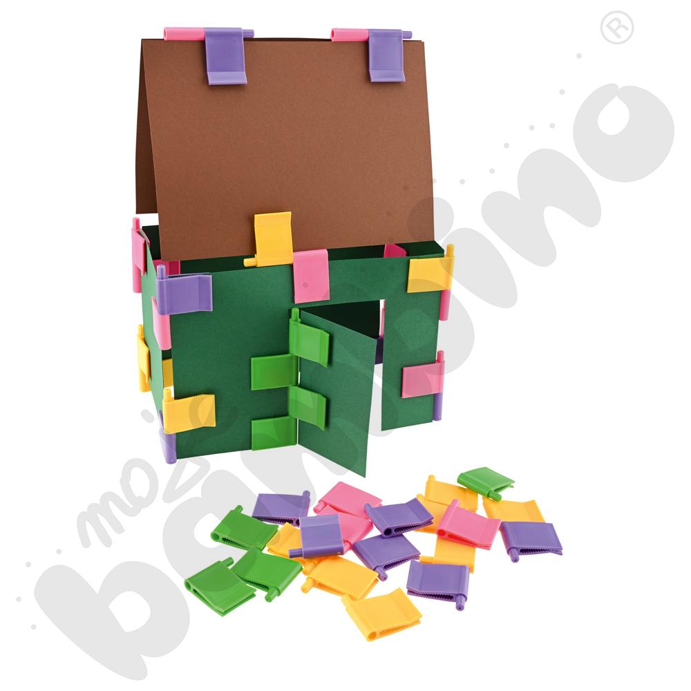 Klipsy do konstrukcji kartonowych