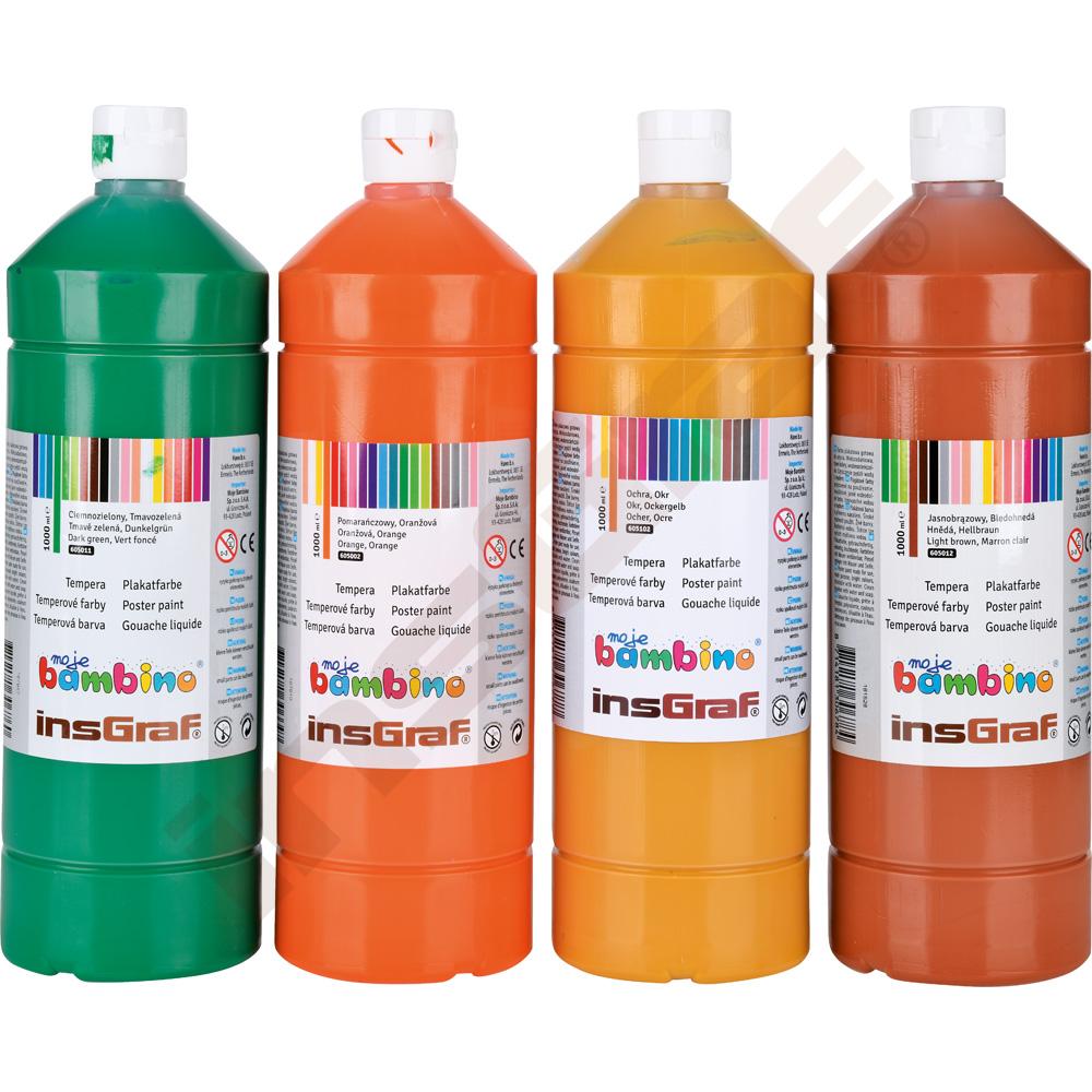 
Temperafarben-Set, Herbst, 4 x 1000 ml
