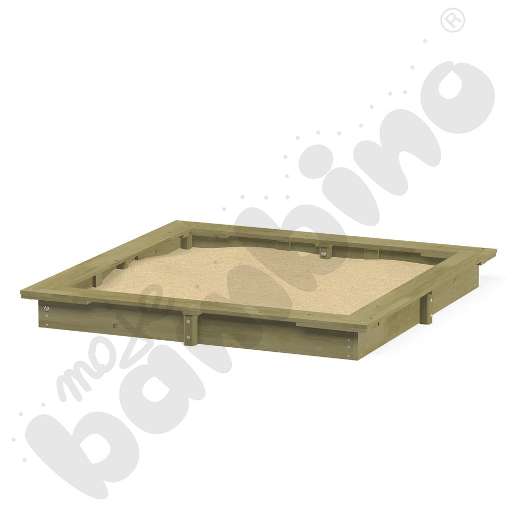 Piaskownica z desek 2 x 2