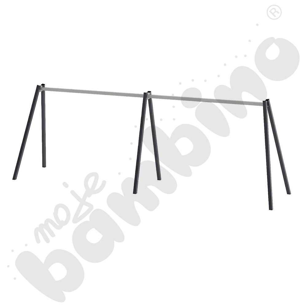 Huśtawka poczwórna Urbi, słupy metalowe B/ bez zawiesi