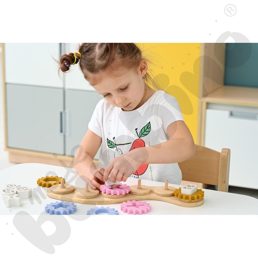 Zębatki silikonowe malucha, mix kolorów