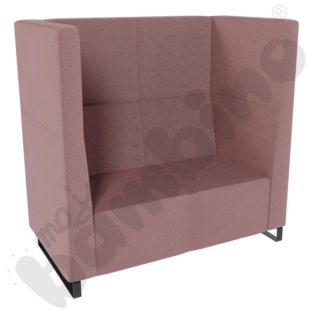 Sofa Universum 2-os. wys. 133 cm, 2 boki średnie, tkanina KG19