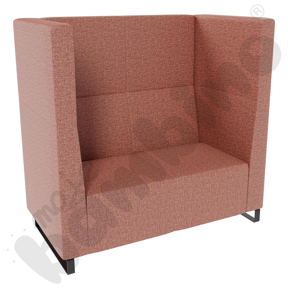 Sofa Universum 2-os. wys. 133 cm, 2 boki średnie, tkanina RO11