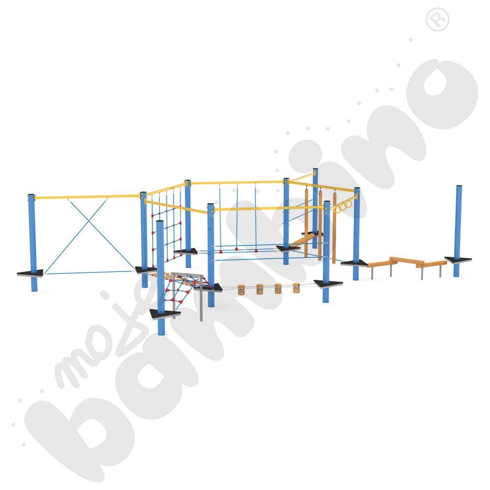   Zestaw Minipark linowy 7 Metal  