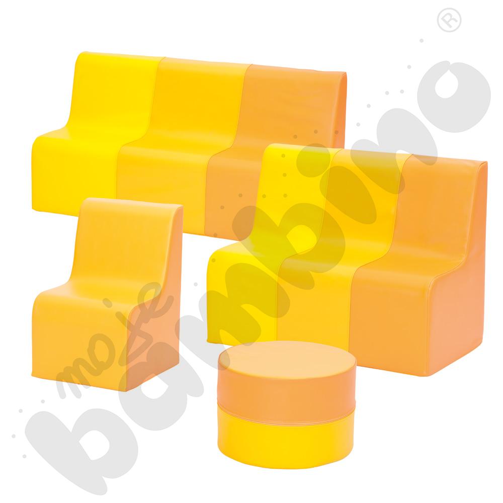 Zestaw piankowych mebli - Słoneczny