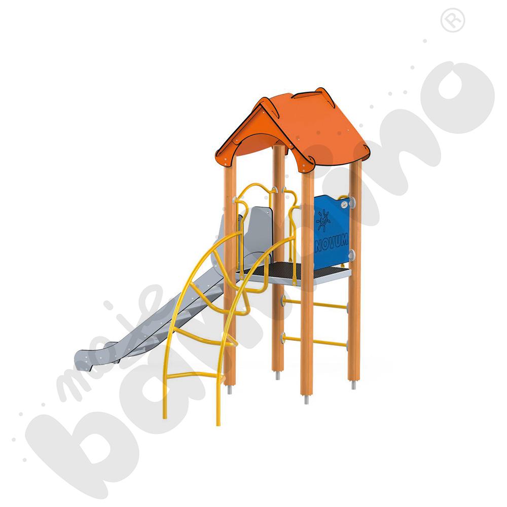 Orbis - wieża 6, drewniane słupy