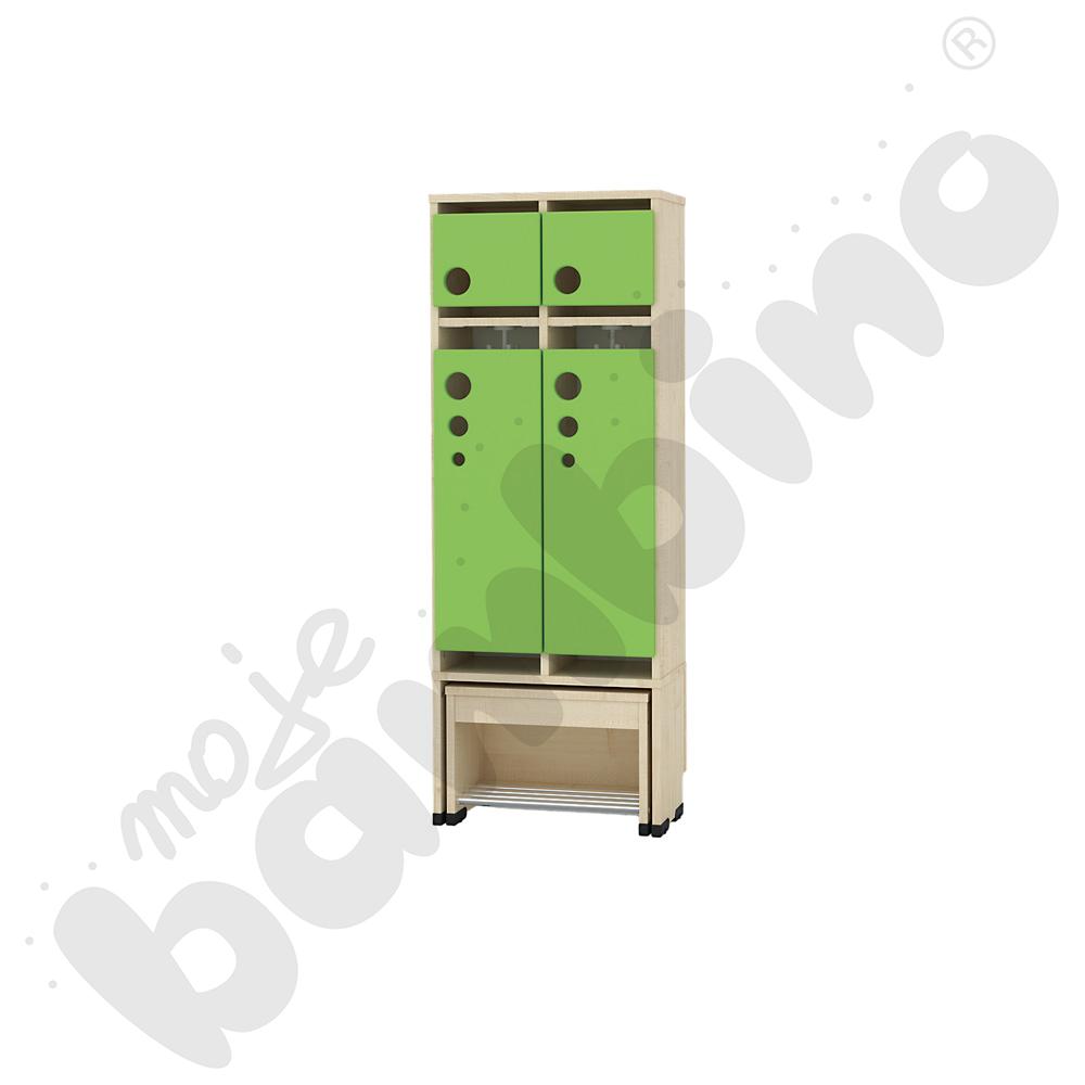 Szatnia Kropla z wysuwanym siedziskiem 2-os., wys. 31 cm 