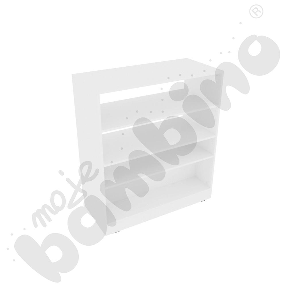 Regał Grande dwustronny - biały