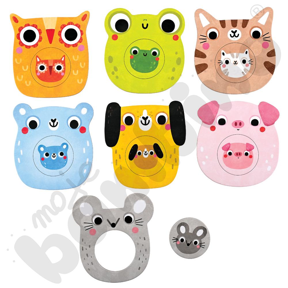 Moje puzzle z dziurką - zwierzątka