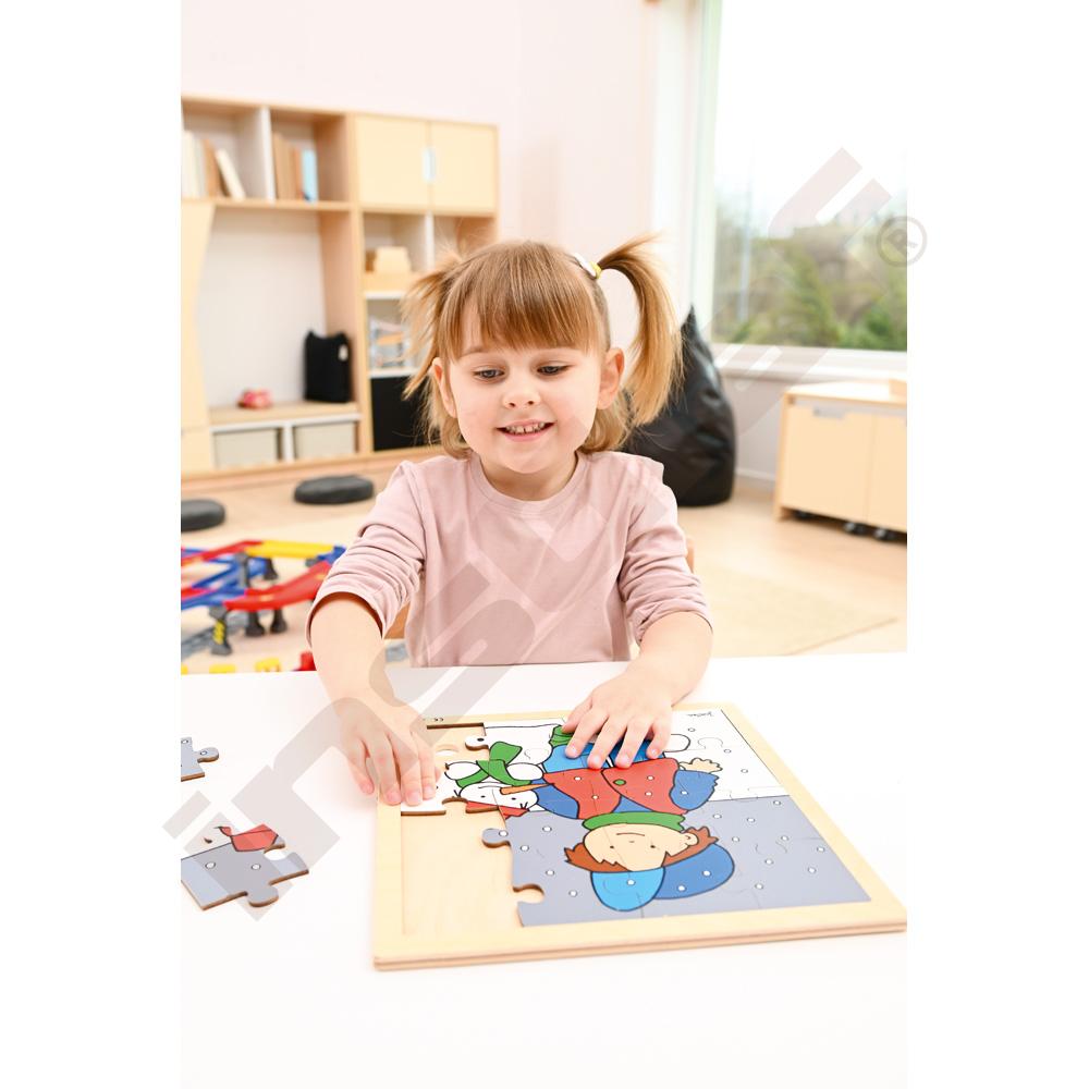 Puzzle ročné obdobie - zima