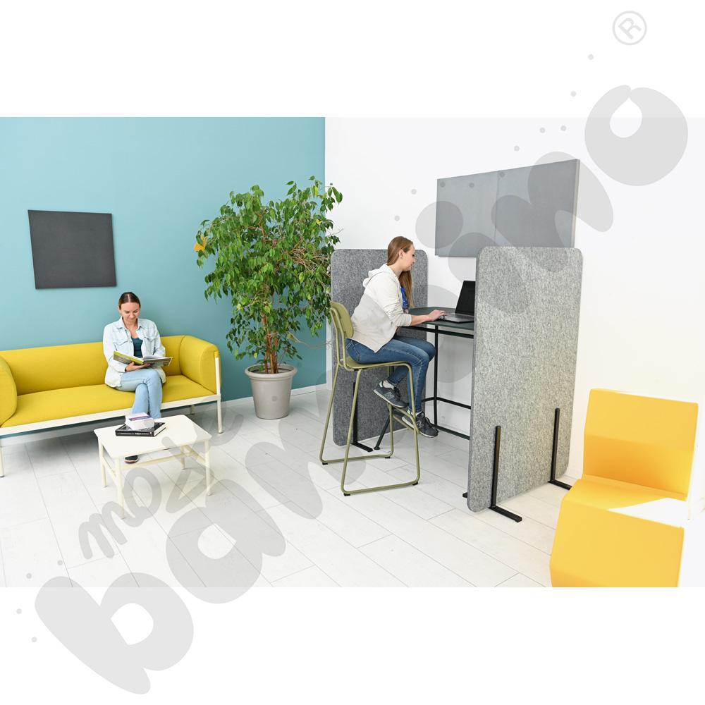 Stół wysoki New School ciemnozielony