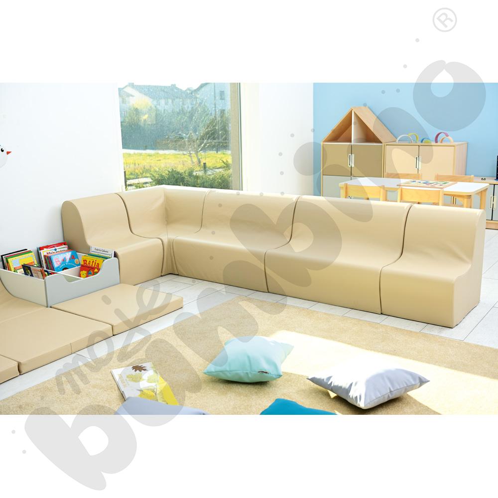 Duża kanapa beżowa