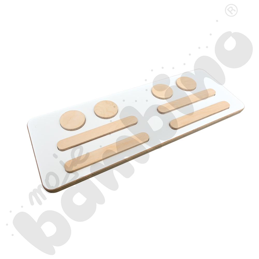 Ścieżki sensoryczne Good Wood - białe - MED