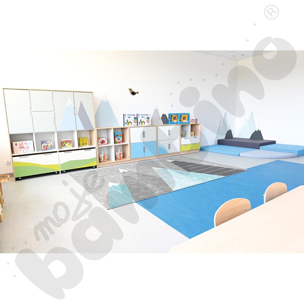 Quadro - zestaw Góry 90 st., cichy domyk, skrzynia klon jasny