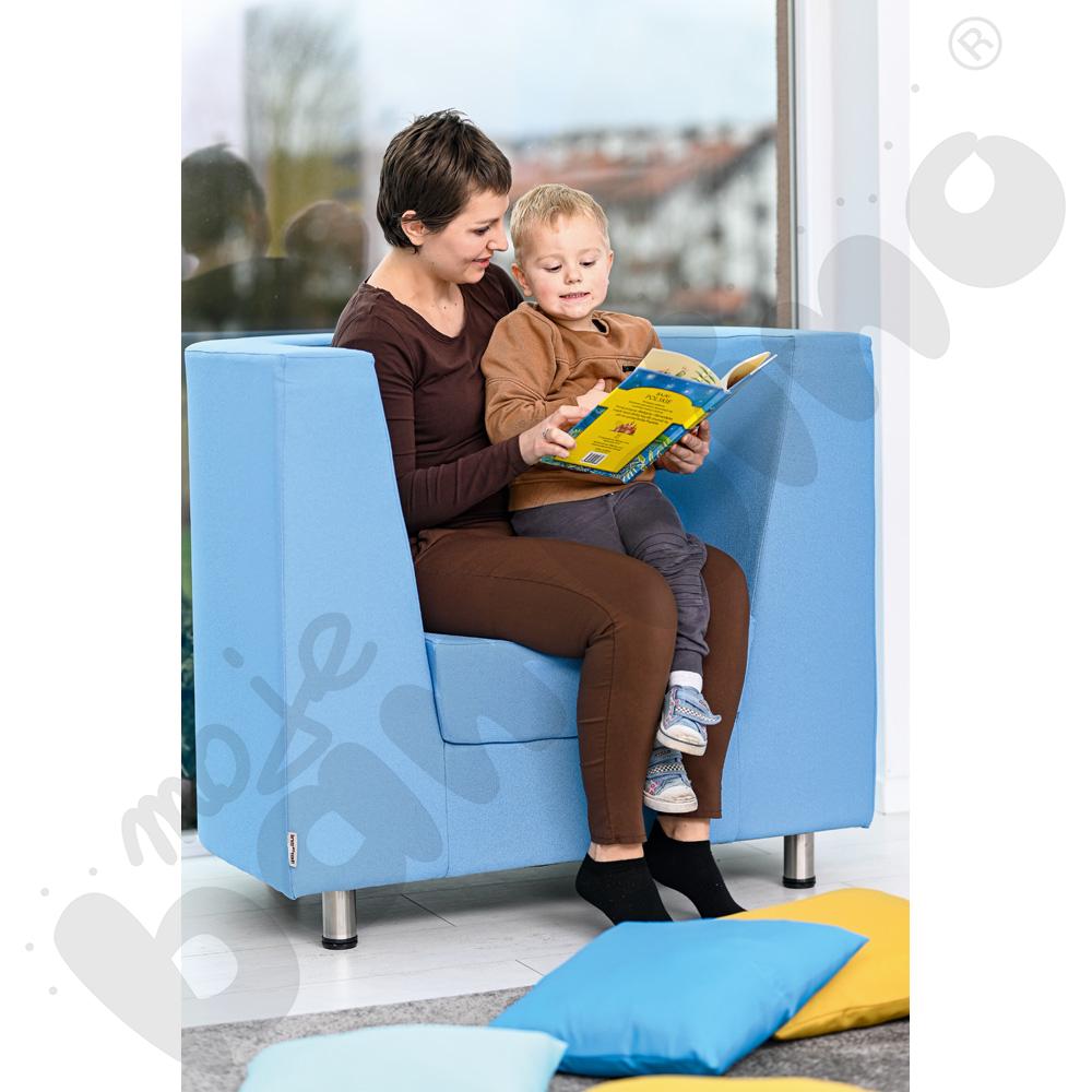 Fotel Verba jasnoniebieski