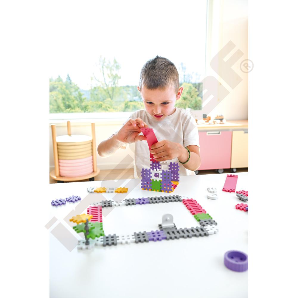 Kocky Oplátky Mini (Wafle) Konštruktérka, 140 dielov