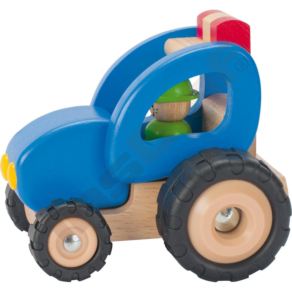 Drevený traktor
