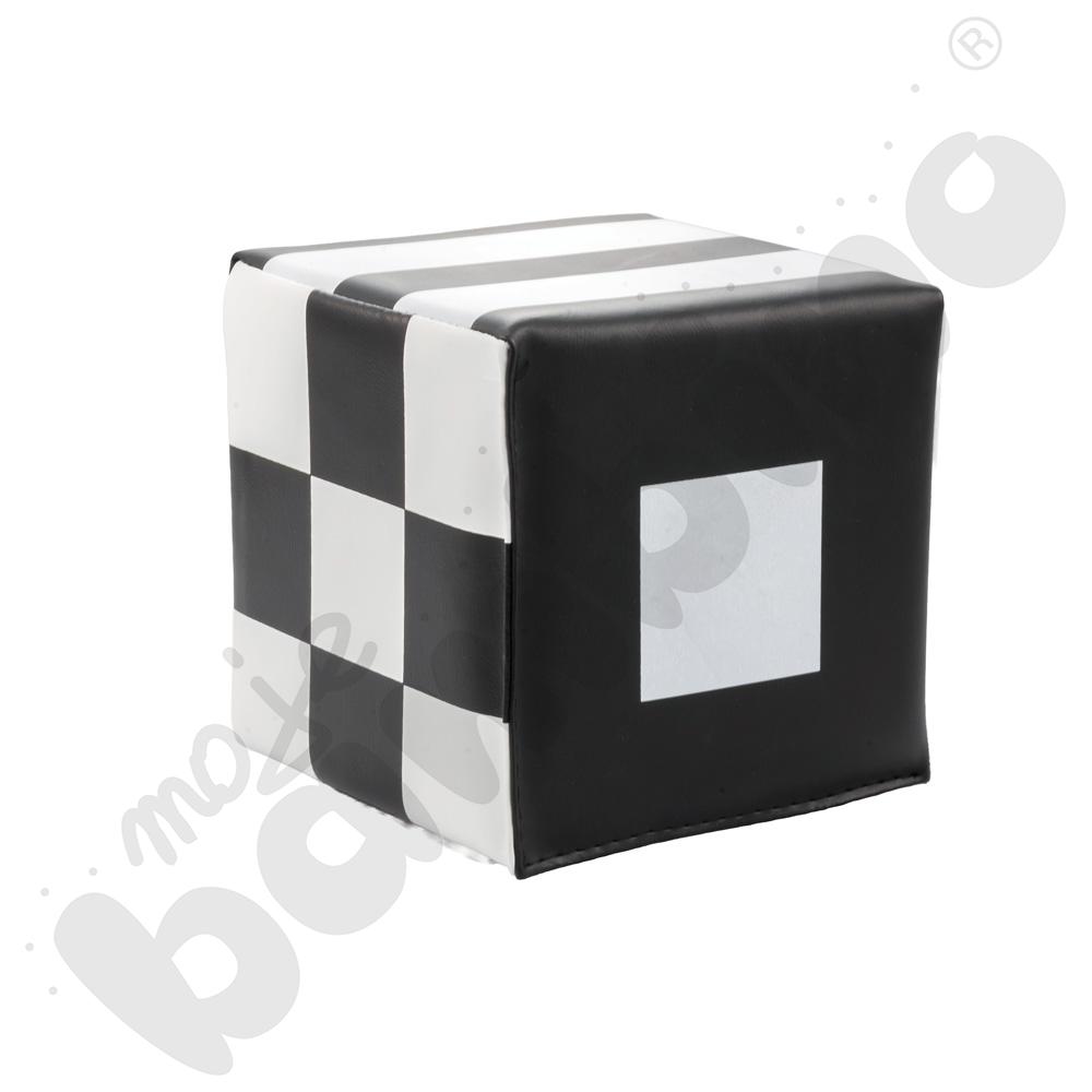 Kostka kontrastowa biało-czarna 