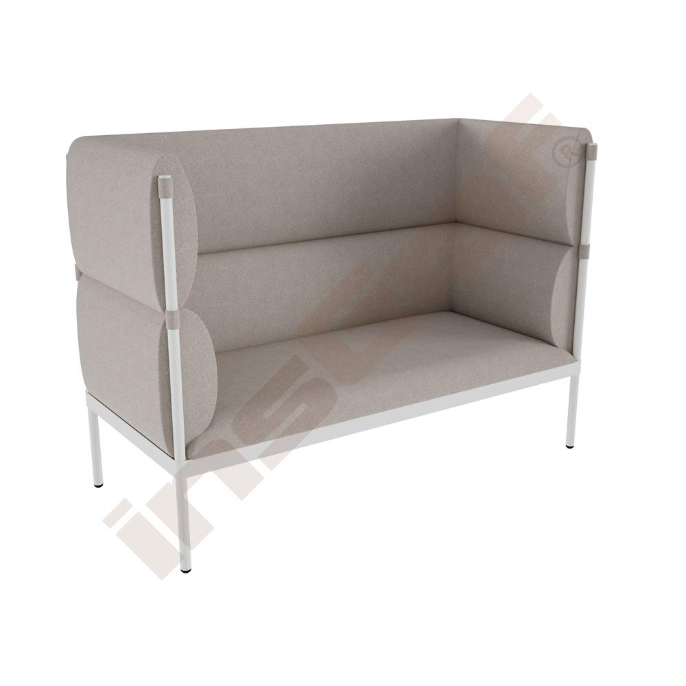 
Zweisitzer Stilt, hohe Lehne, beige
