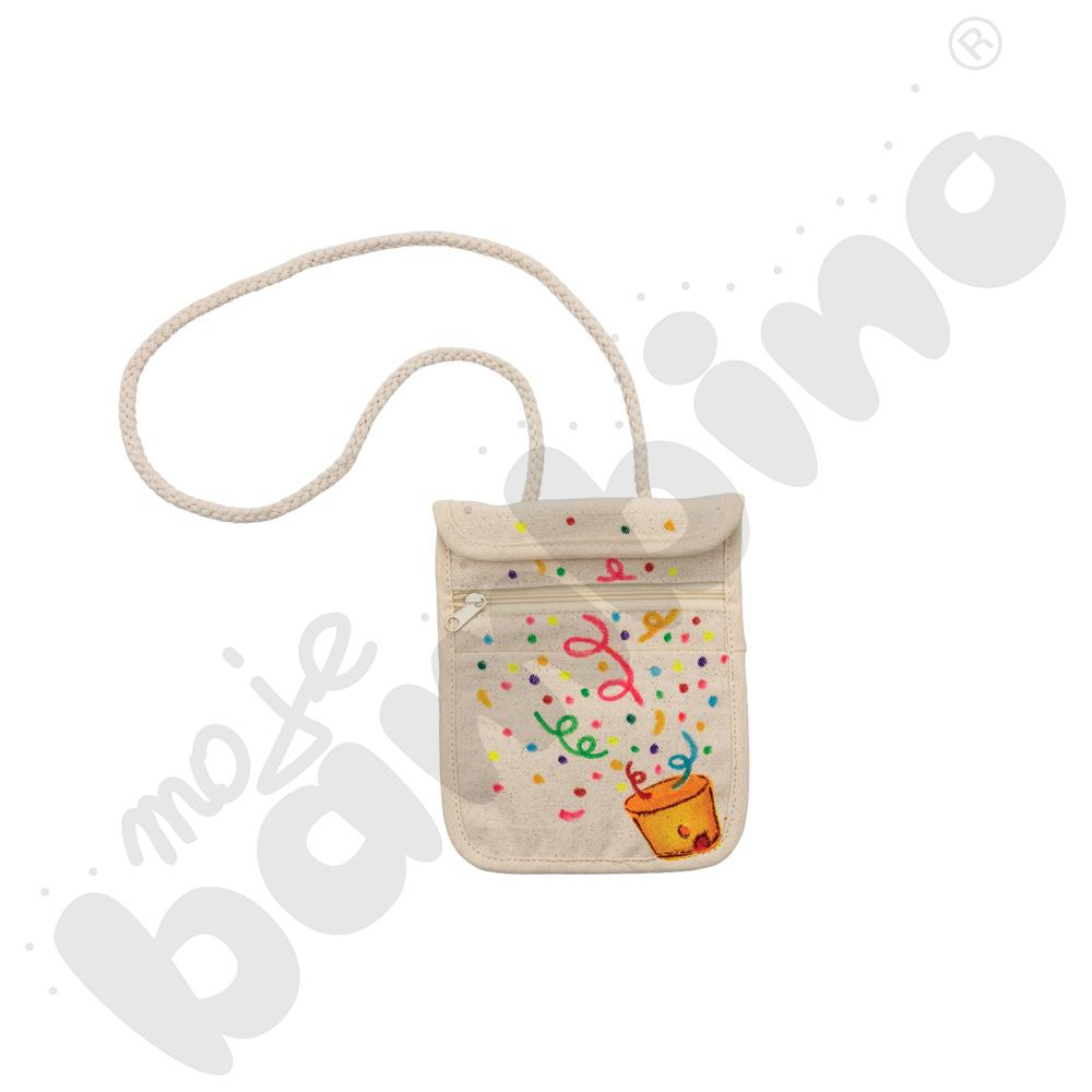 Saszetka na szyję do ozdabiania