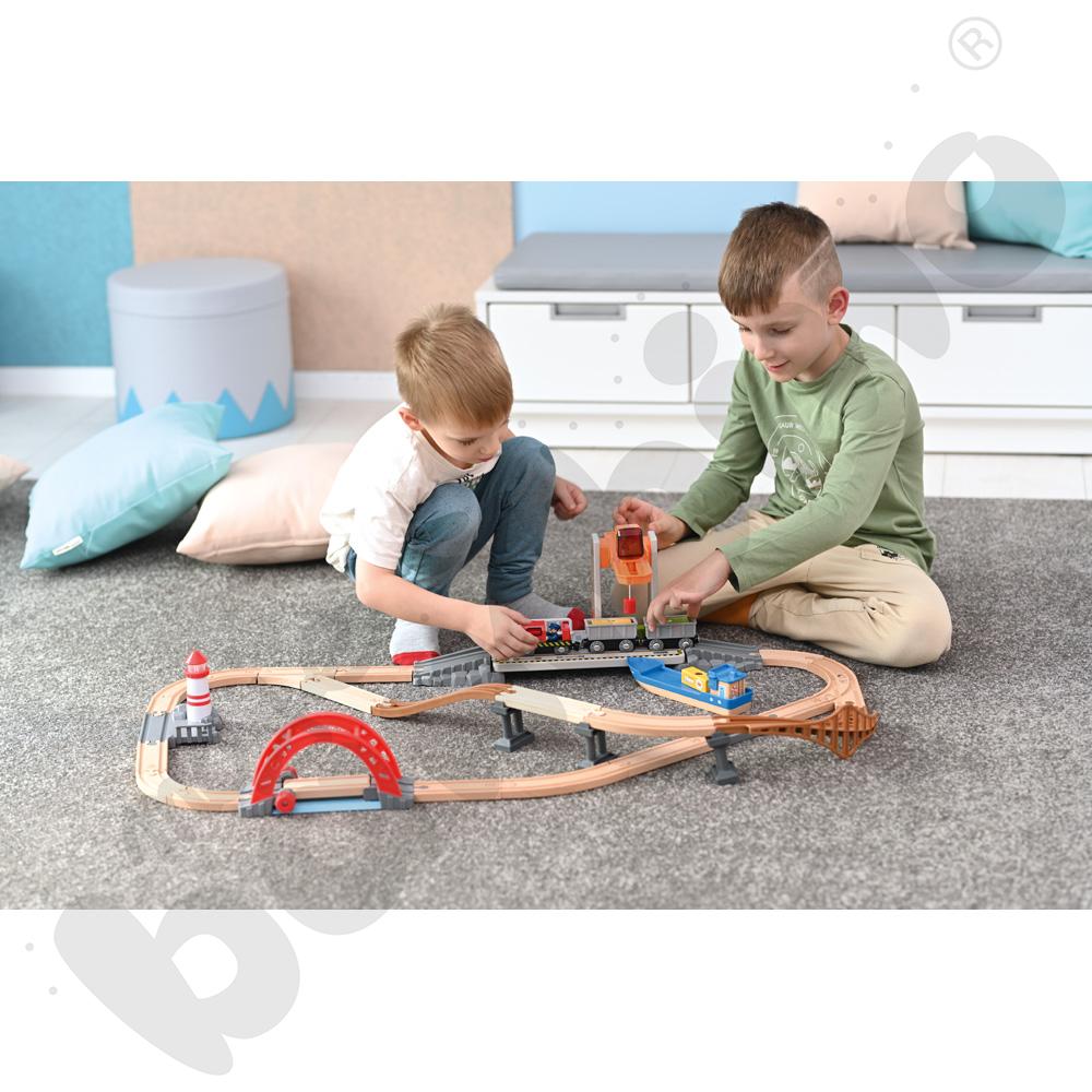 Transport wodny i kolejowy - zestaw