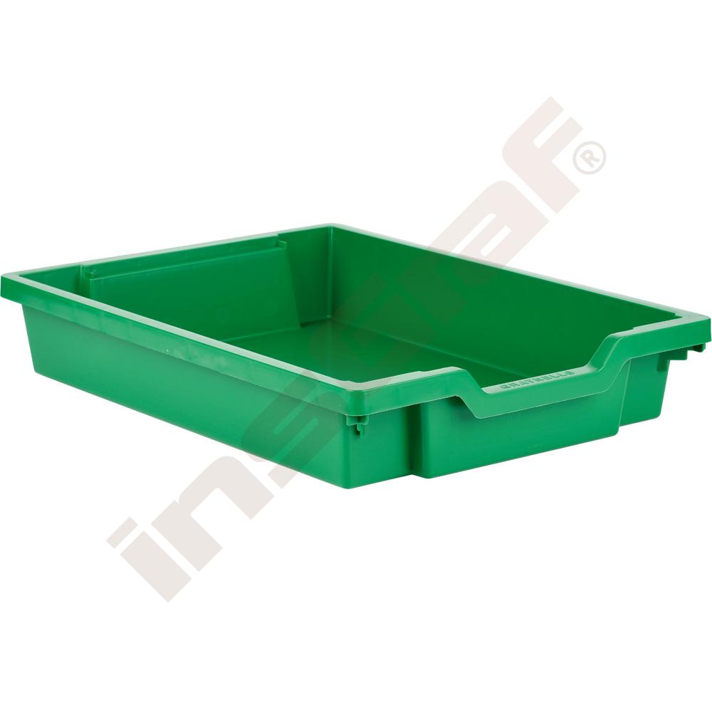 Úložný box 1 - plytký, zelený