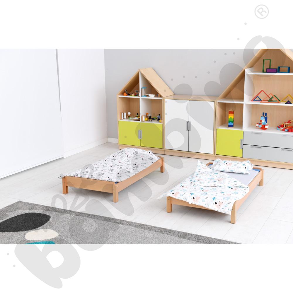 Pościel dziecięca - niebiesko-szare zwierzątka