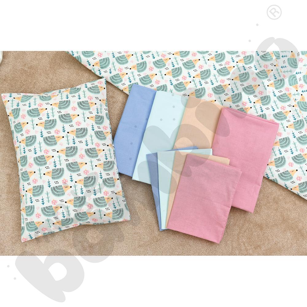 Poszewka na kołdrę/koc 70 x 120 cm - biała z jeżykami