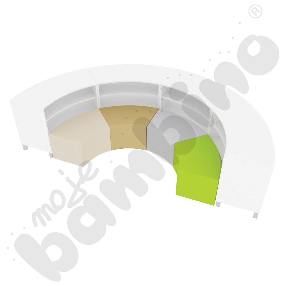 Quadro - zestaw 139, biała skrzynia