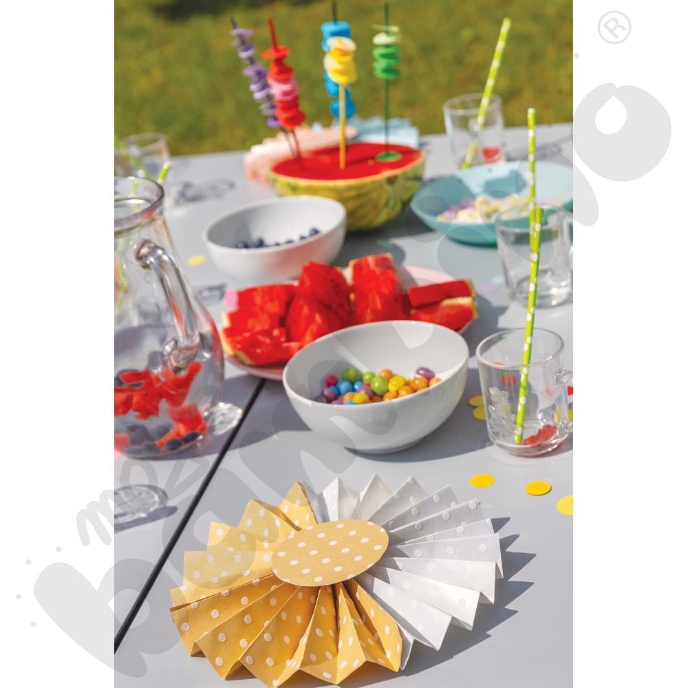 Papier kreatywny w kropki, 10 szt.