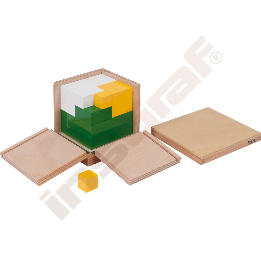 Montessori krychle - dvě na druhou