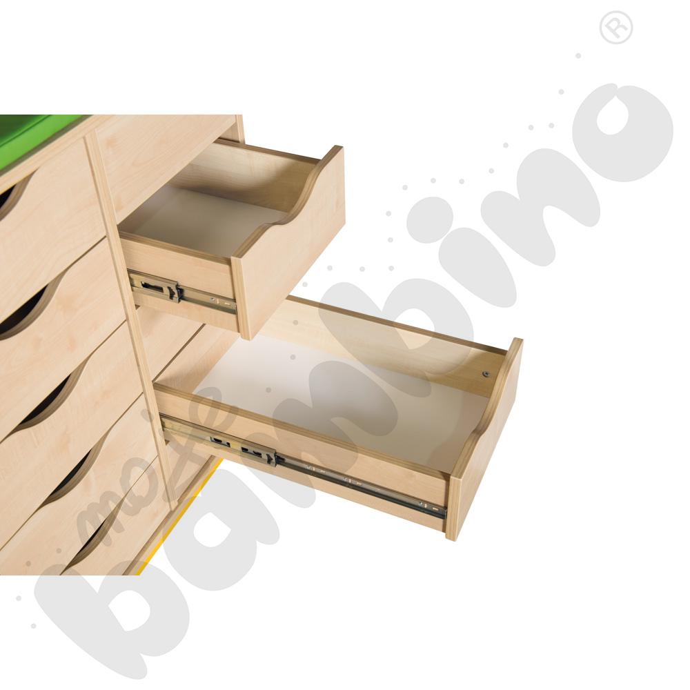 Przewijak ze schodami, 10 szuflad, lewy 2