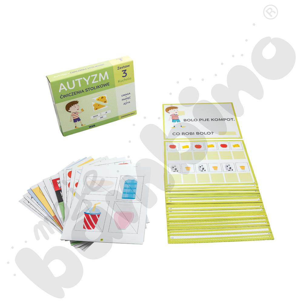 Autyzm. Ćwiczenia stolikowe. Zestaw 3 - kuchnia