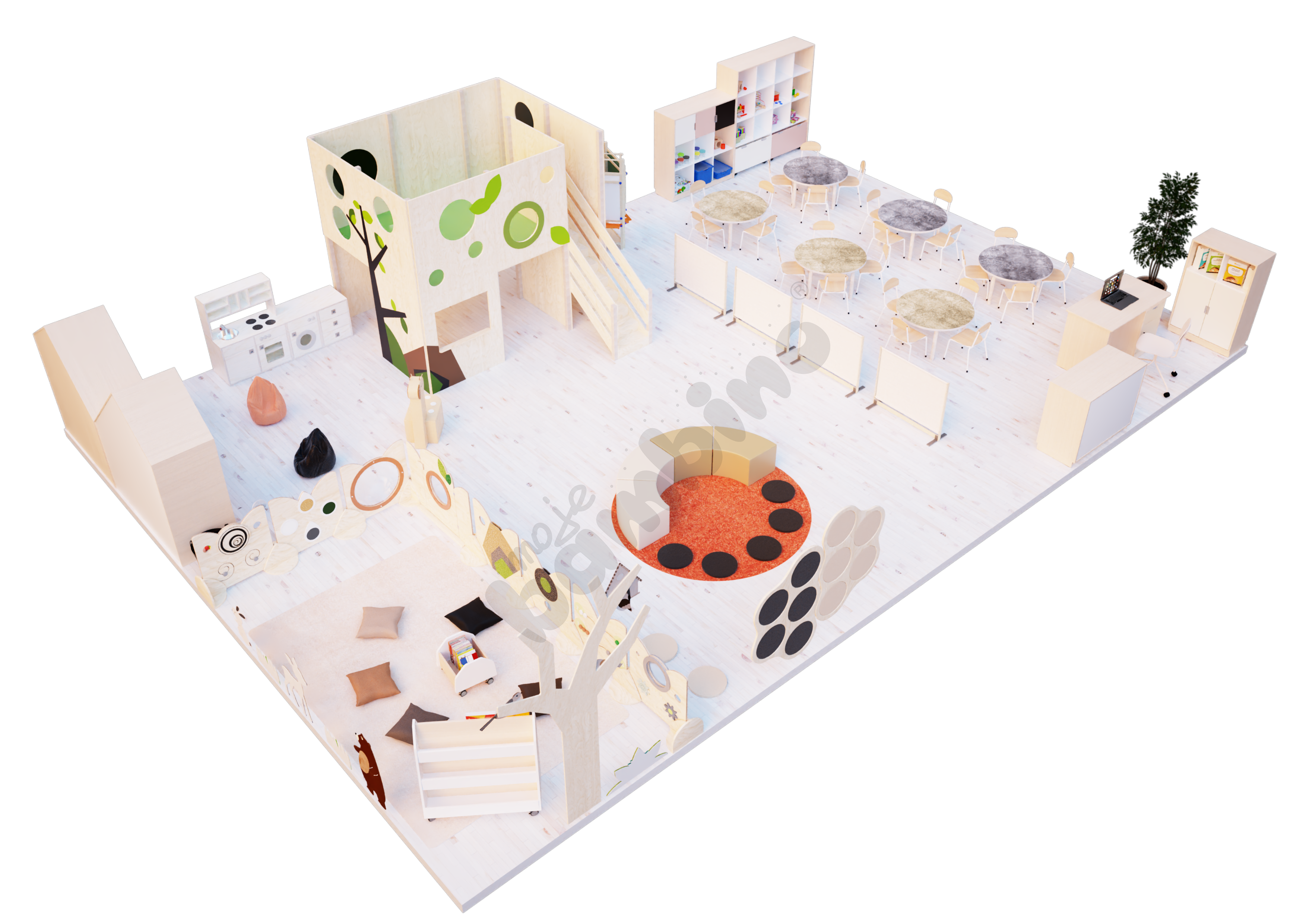 Sala przedszkolna Quadro z kącikiem Flora  1