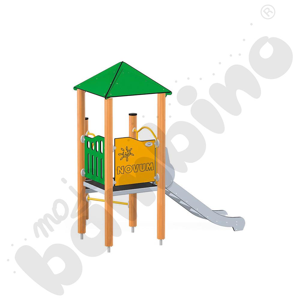 Orbis - wieża 2, drewniane słupy