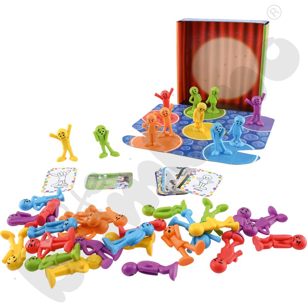 Moje emocje - zestaw ludzików i kart aktywności