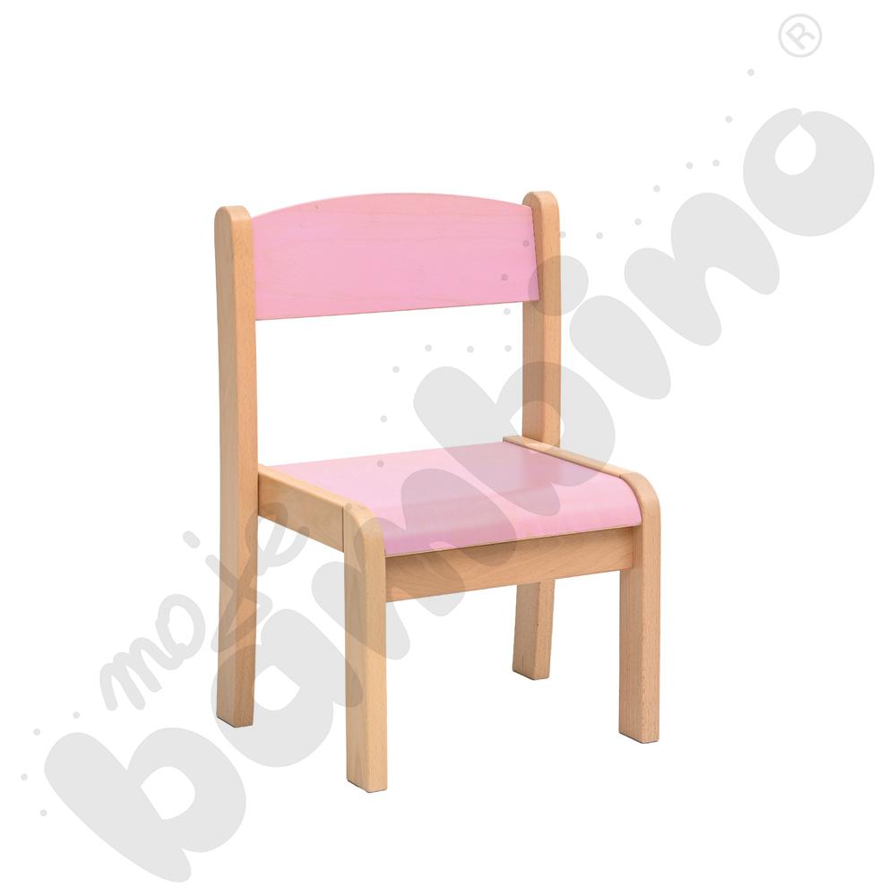 Krzesło Filipek PASTEL różowe, rozm. 1