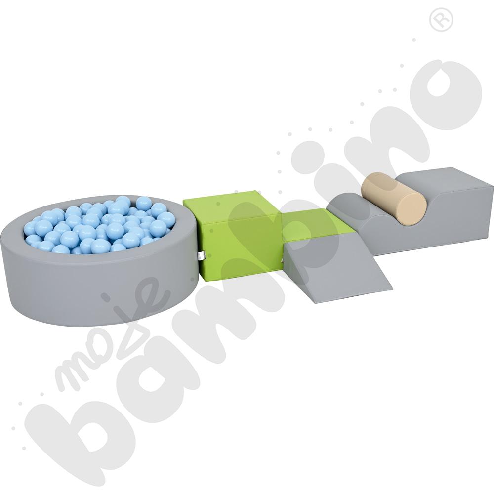 Zestaw pianek z okrągłym basenem