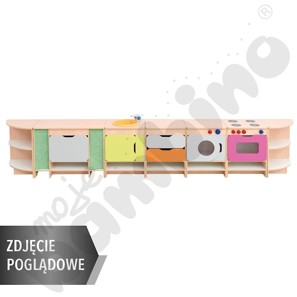 Kuchnia Quadro - zestaw, biała skrzynia