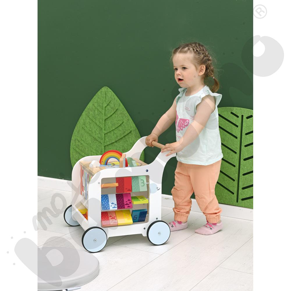 Drewniany chodzik edukacyjny