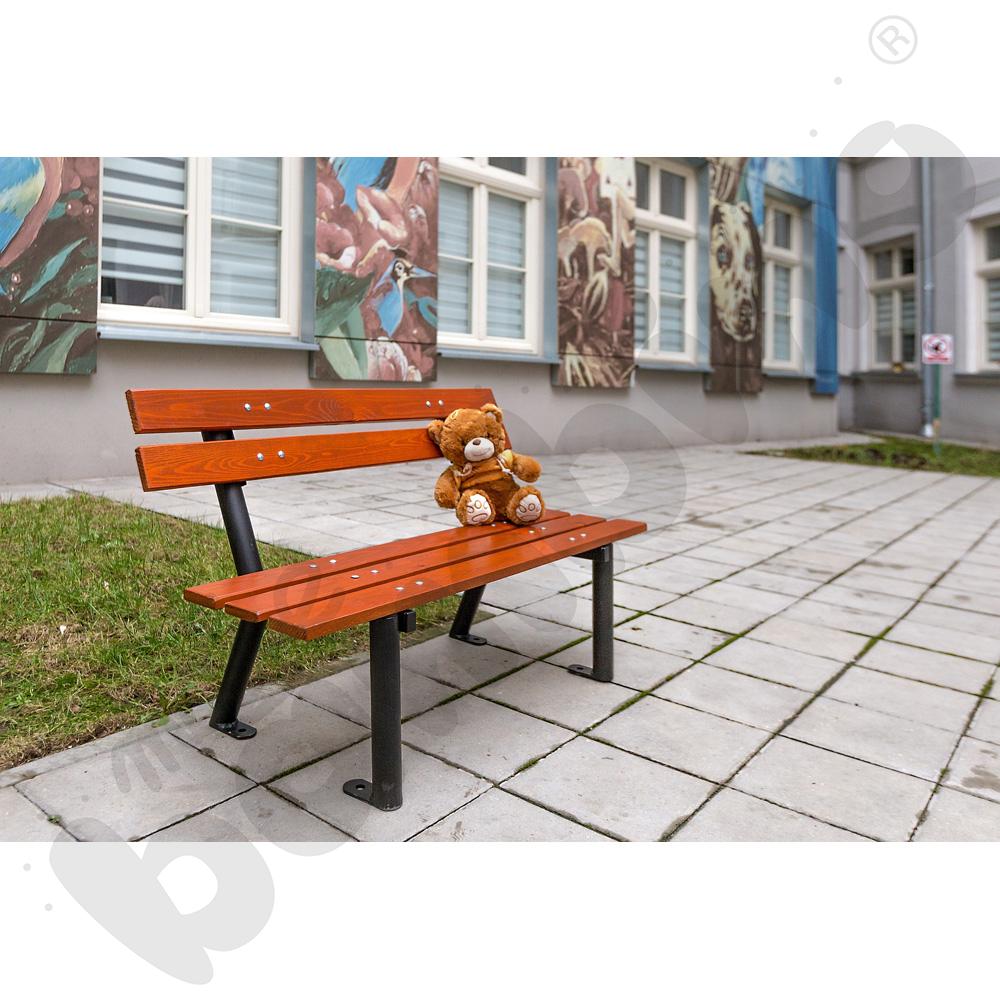 Ławka dziecięca Gapcio, mahoń