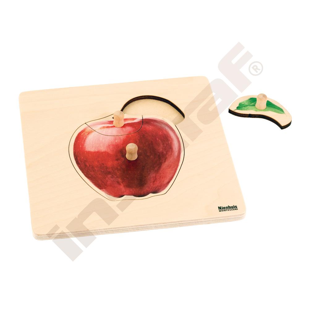 Puzzle pro nejmenší - Montessori - jablko