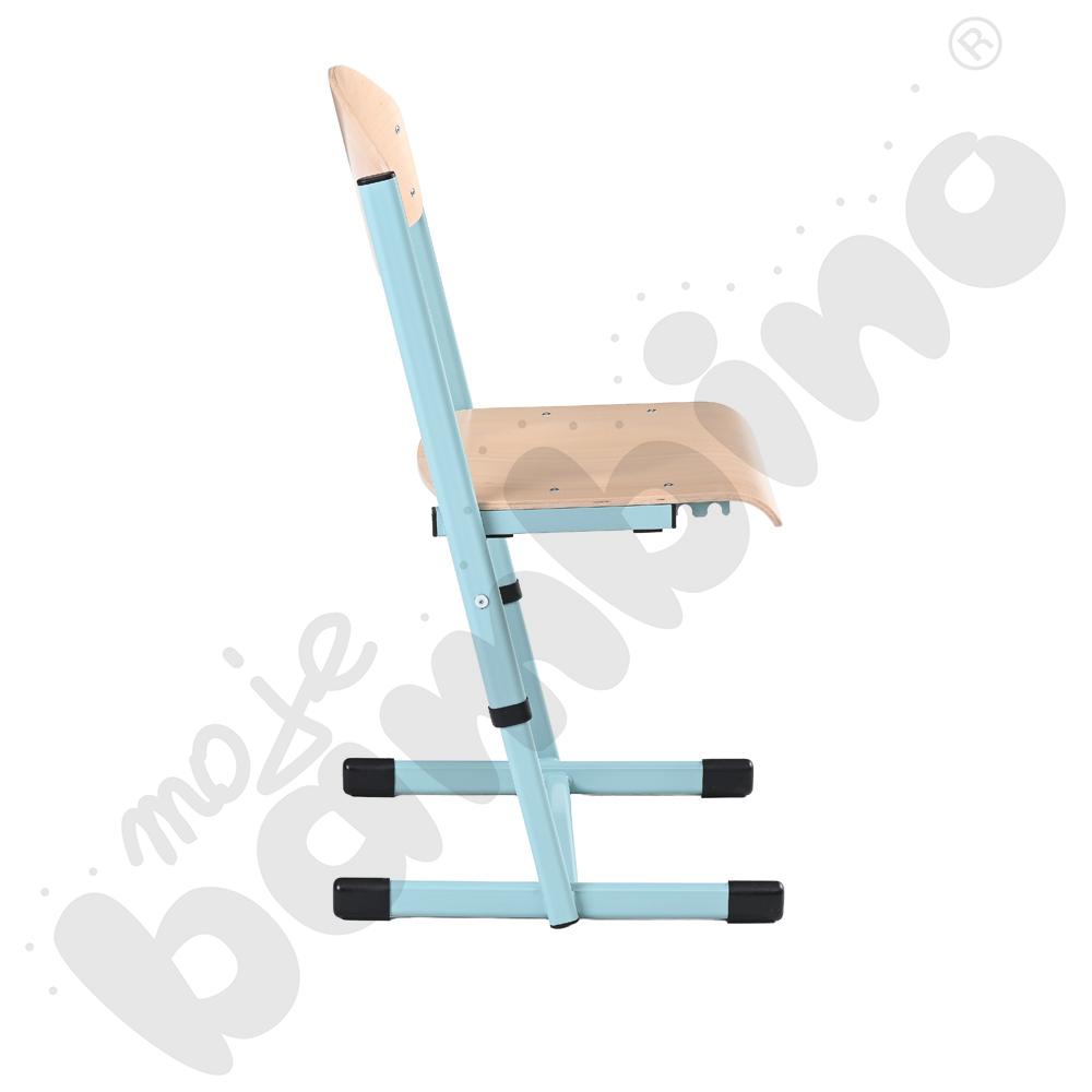 Krzesło T 3 w 1 z regulowaną wysokością rozm. 4-6 turkusowe