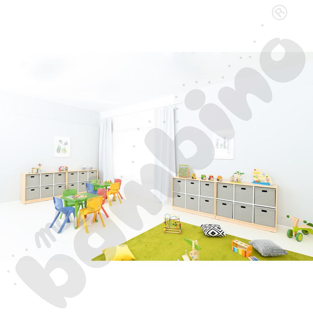 Quadro - zestaw 89, skrzynia klon jasny