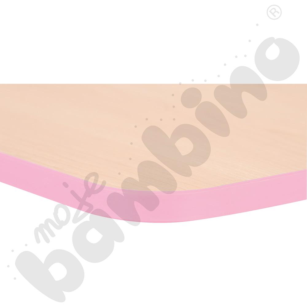 Blat Quadro klon jasny kwadratowy, jasnoróżowe obrzeże