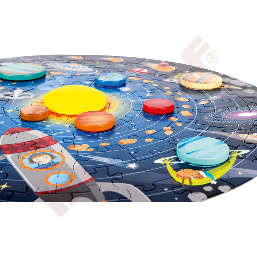 Puzzle se sluneční soustavou 