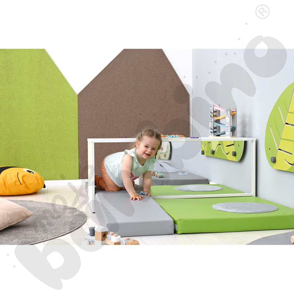 Quadro - kącik zabaw z lustrem, biały