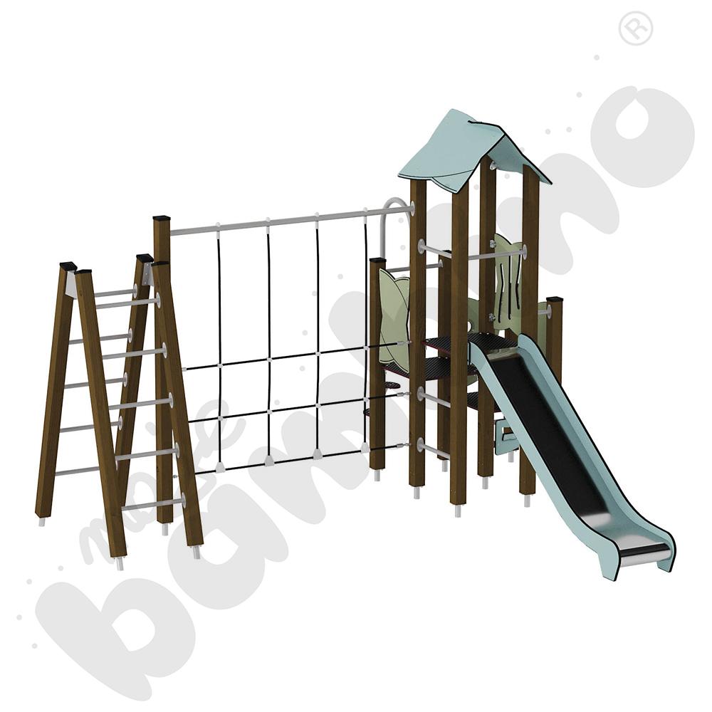 Zestaw Urbi 7, słupy drewniane C